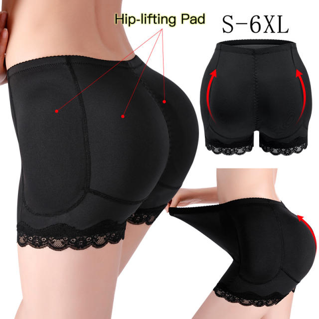 Women 4pcs Pads Enhancers Fake Ass Hip Butt Lifter Shapers Control Panties  Padded Slimming Underwear Enhancer Hip Pads Pant