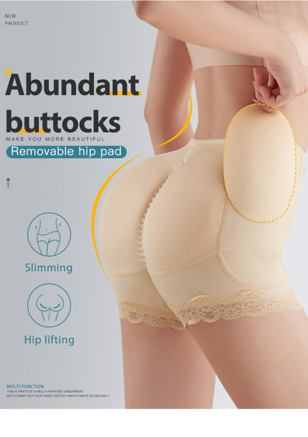 Women 4pcs Pads Enhancers Fake Ass Hip Butt Lifter Shapers Control Panties  Padded Slimming Underwear Enhancer Hip Pads Pant