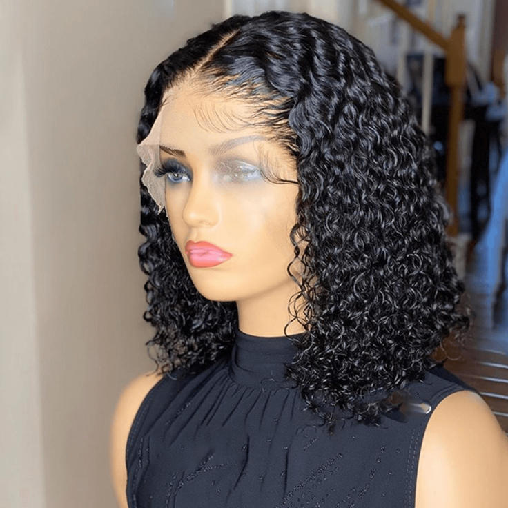 Deep Wave Water Wave Wigs For Black Women Pre Plucked With Baby