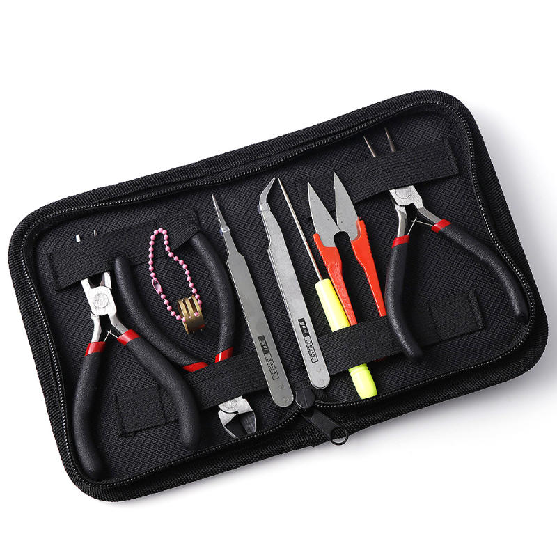 8 Piece Jewelry Making Kit, Jewelry Tool Kit Pliers Set, Mini Pliers Round  Nose Pliers Scissors Tweezers Tools For Jewelry Making, Repairing And  Beading