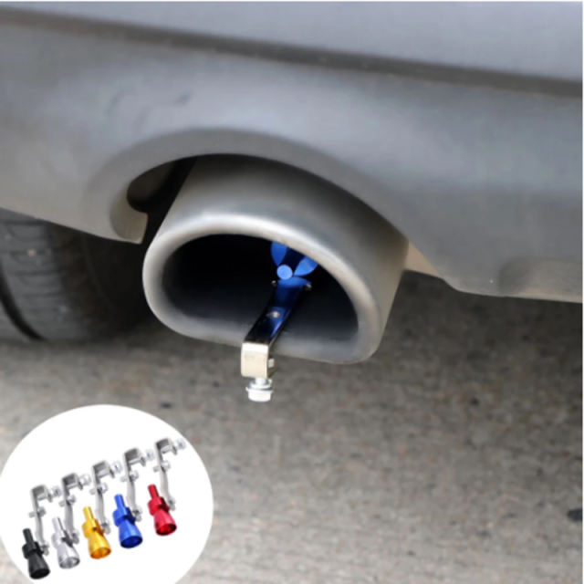 Car Turbo Sound Whistle Size S/M/L Muffler Exhaust Pipe Auto Blow