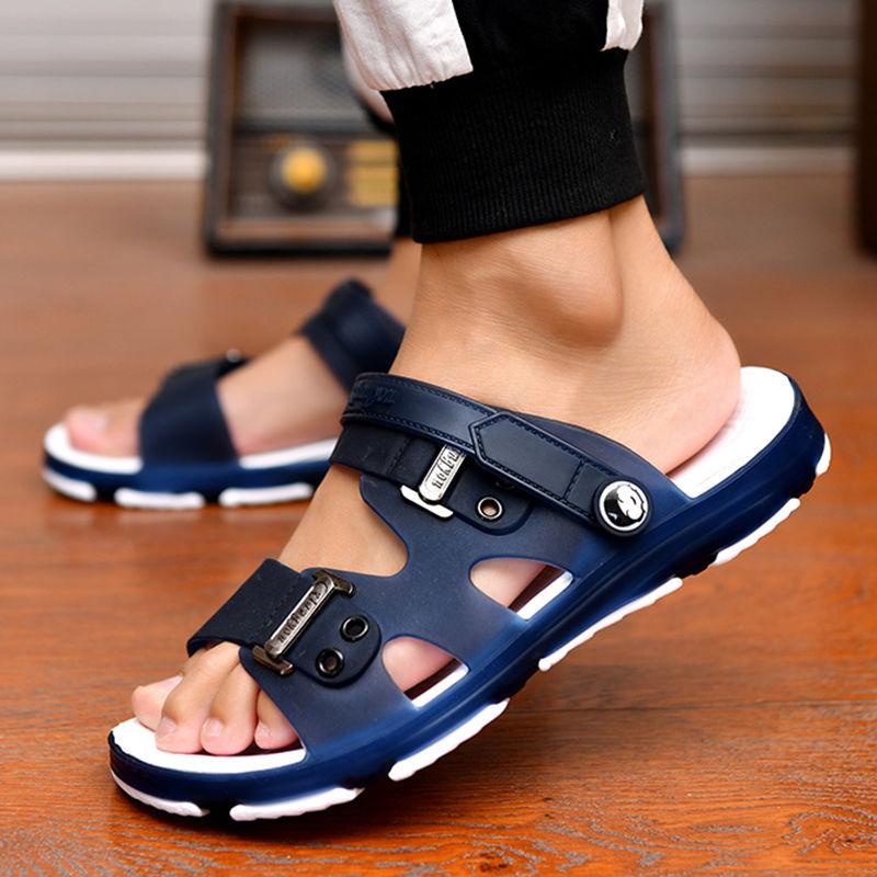 2022 summer casual shoes new men's sandals open toe platform outdoor beach  water shoes