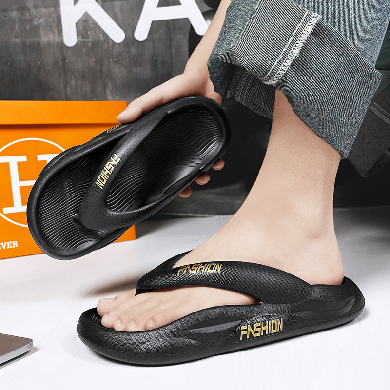 New Flip Flops Men s Anti Slip Sandals Summer Soft Bottom Thick