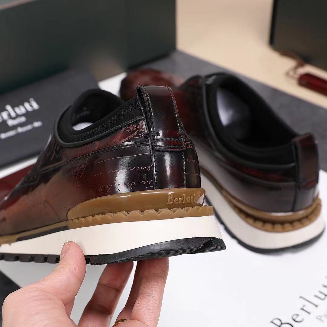 Berluti original high-end quality designer men sneaker