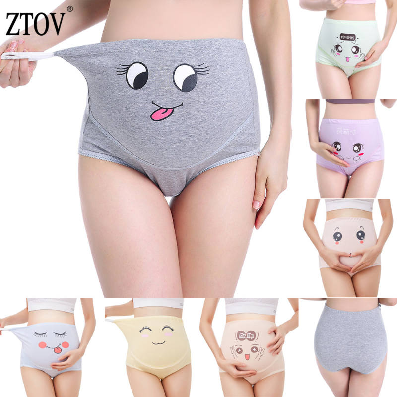 Maternity Underwear Cotton Pregnancy Panties High Waist Briefs