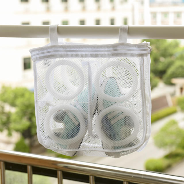 Washing Machine Shoes Bag Travel Shoe Storage bags Portable Mesh Laundry  bag Anti-deformation Protective Clothes organizer