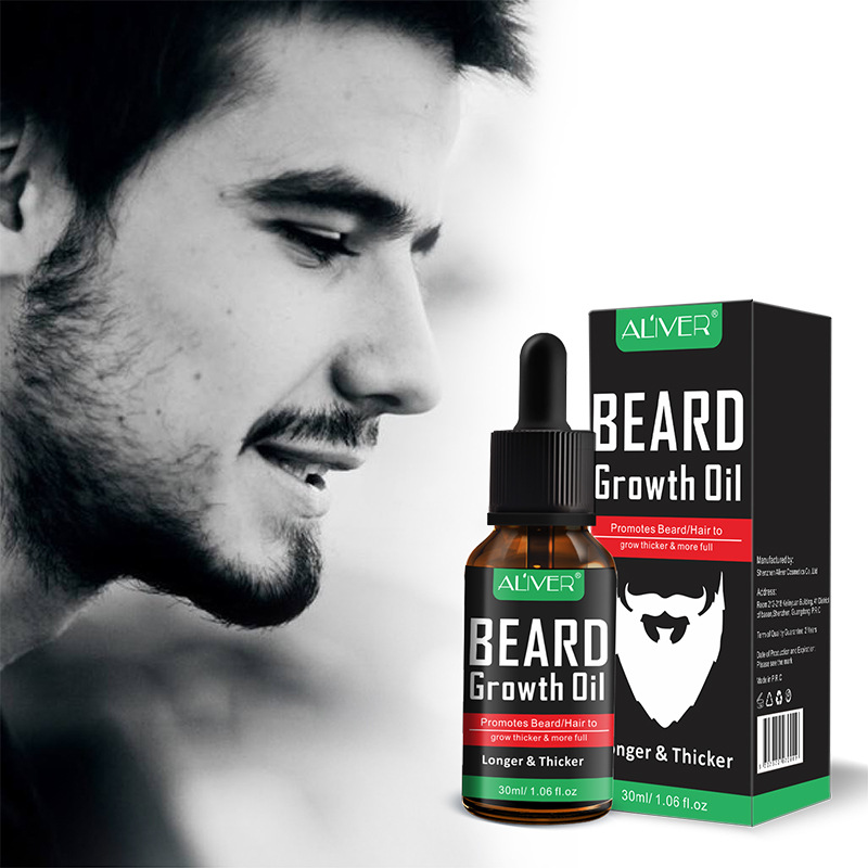 Buy Aliver Men Facial Hair Grow Thick Beard Growth Serum Mustache