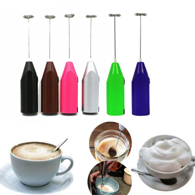 Hot New Handheld Electric Stir Stick Milk Frother Foamer Stiring Whisk Head  Agitator Mixer Kitchen Coffee