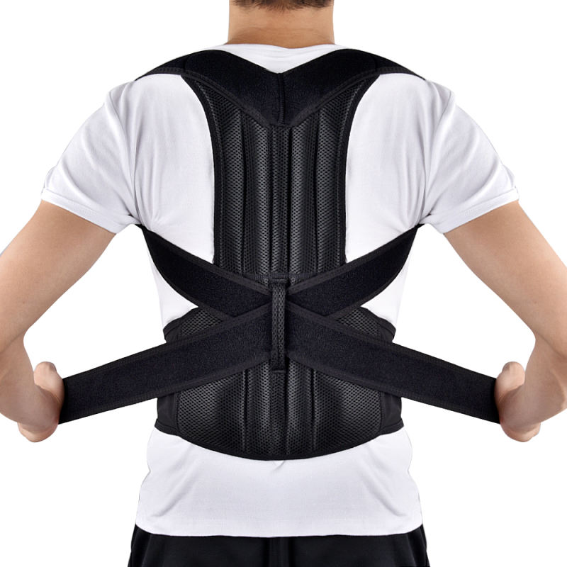 1 Pcs 102cm Adjustable Back Support Belt Back Posture Corrector
