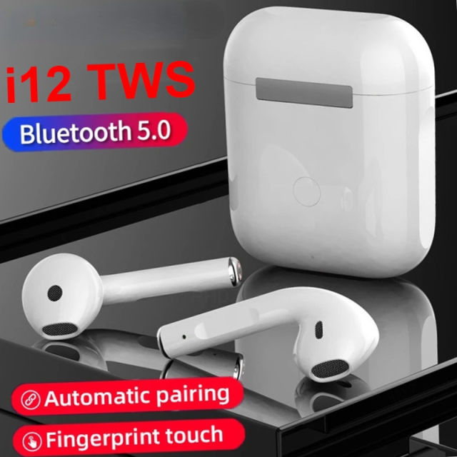 I12 TWS Wireless Bluetooth 5.0 Stereo Earphone Earbuds Headset