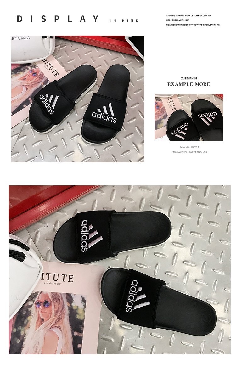 adidas couple slippers