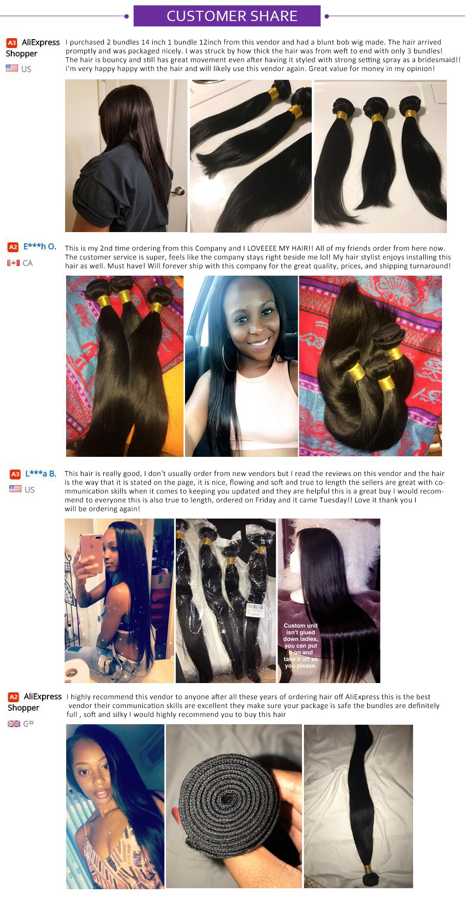 Buy Straight Hair Bundles Brazilian Hair Weave Bundles 1 3