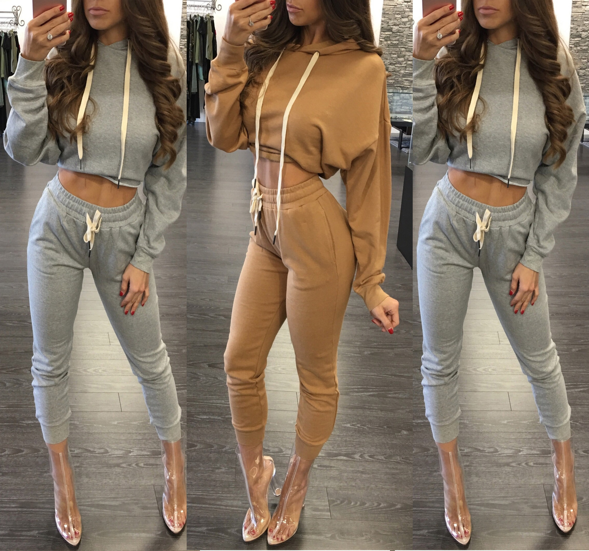 2 piece tracksuit womens