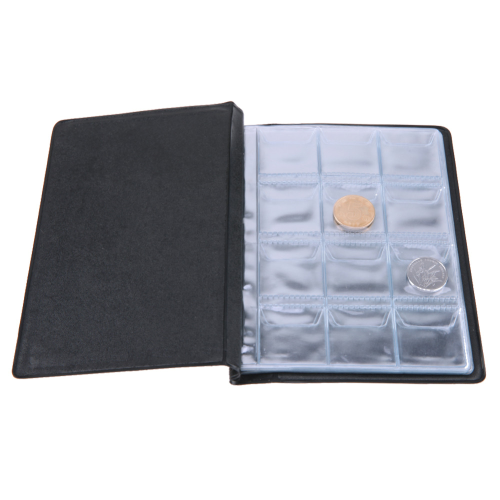 120 Pockets Coin Collection Book Folder 10 Pages Coin Money Storage Holder Album