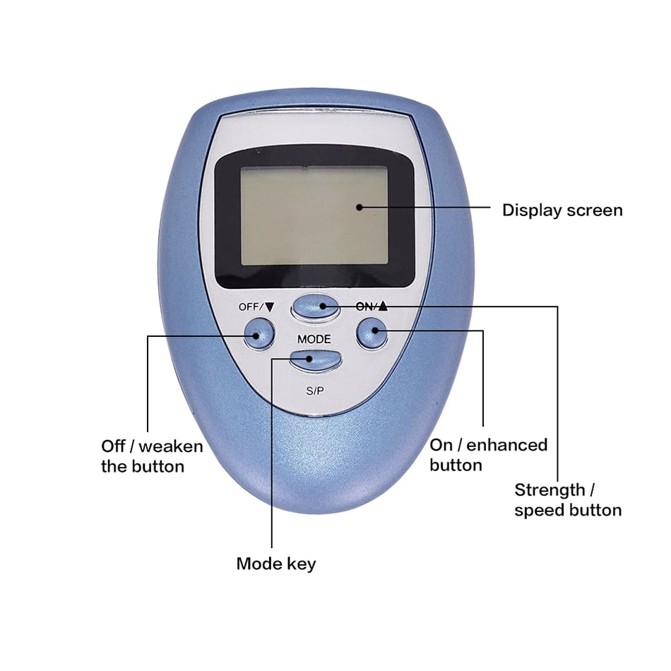 4 Pads TENS Full Body Massager Electrical Vibrating Meridian