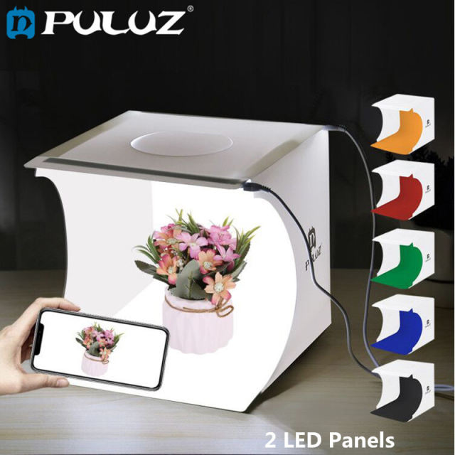 2LED Lightbox Light box Mini Photo Studio Box 1100LM Photography  