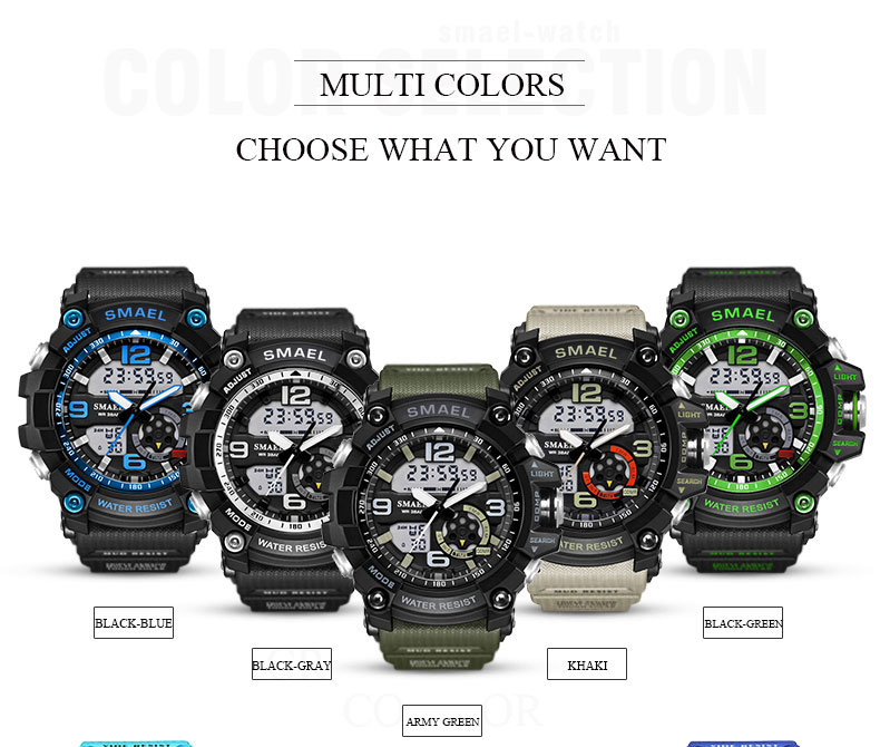 smael 1617 watch instructions