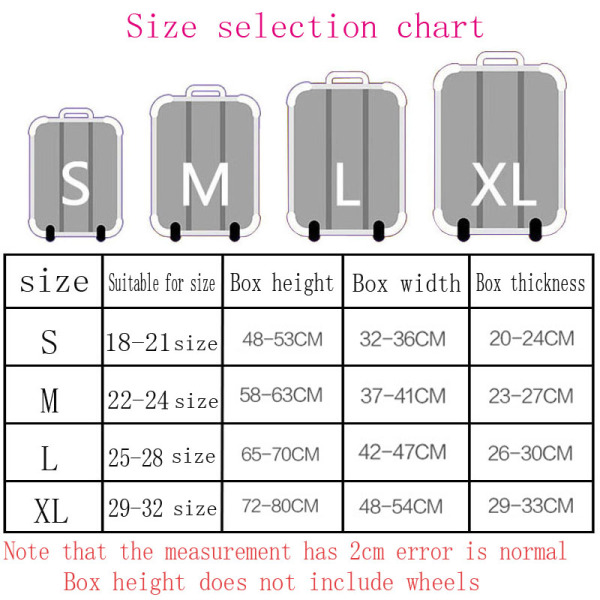 Strange Luggage Cover Travel Suitcase Protector Suit For 18-32 Size Trolley  Case Dust Travel Accessories Elasticity Box Sets