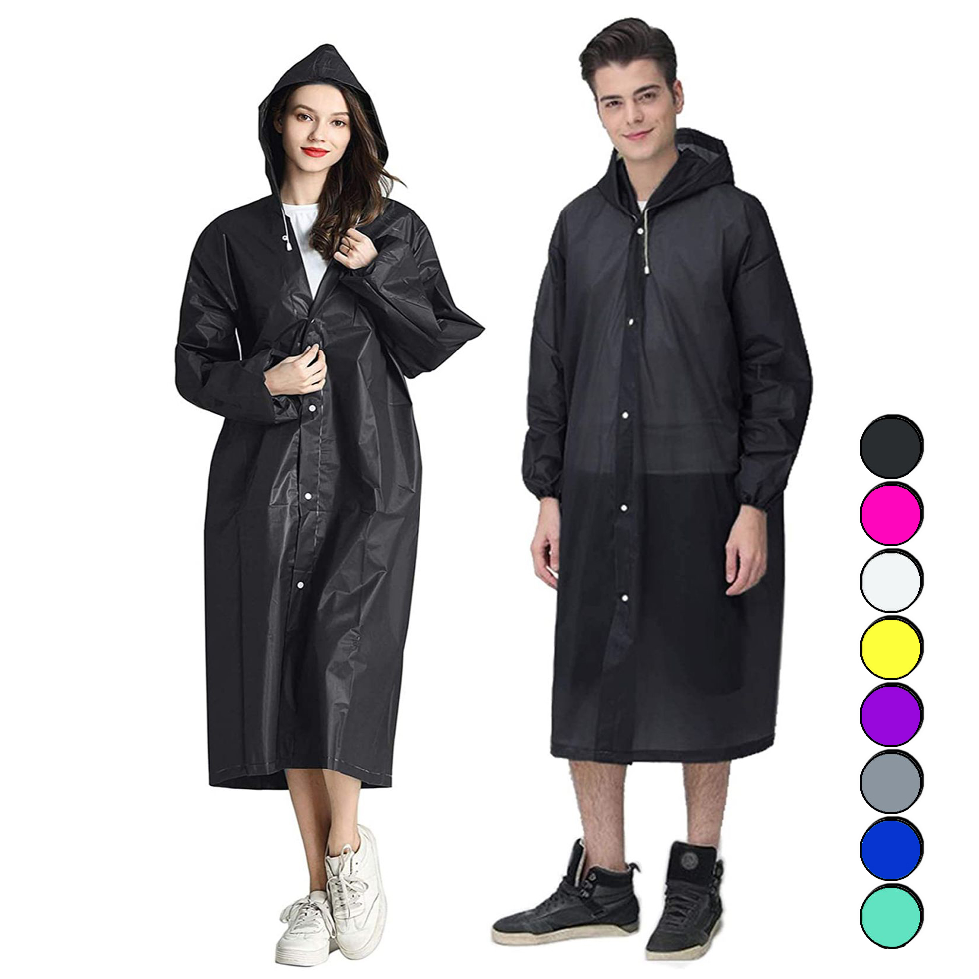 Rain hot sale coat hoodie