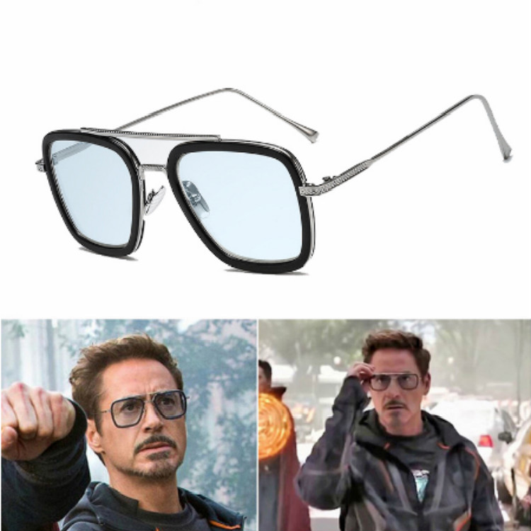 CCSPACE IRON MAN 3 Matsuda TONY Steampunk Sunglasses Men Mirrored Bran –  Cinily