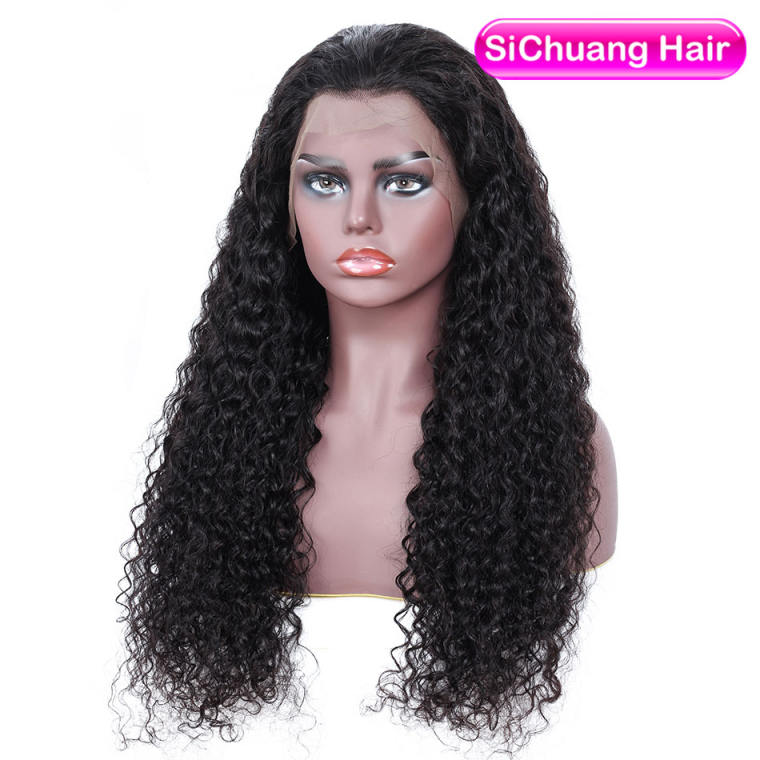 Kinky Curly Lace Front Human Hair Wigs India Hair Natural Color 13x4 Lace Front Wigs With Baby Hair Kinky Curly Lace Front Human Hair Wigs India Hair Natural Color 13x4 Lace Front Wigs With Baby Hair