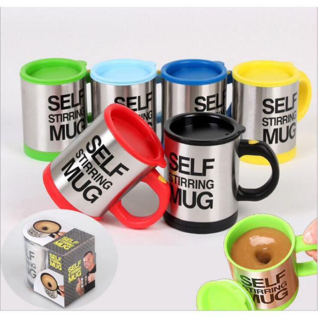 400mL Self Stirring Mug with Lid Automatic Stirring Coffee Cup