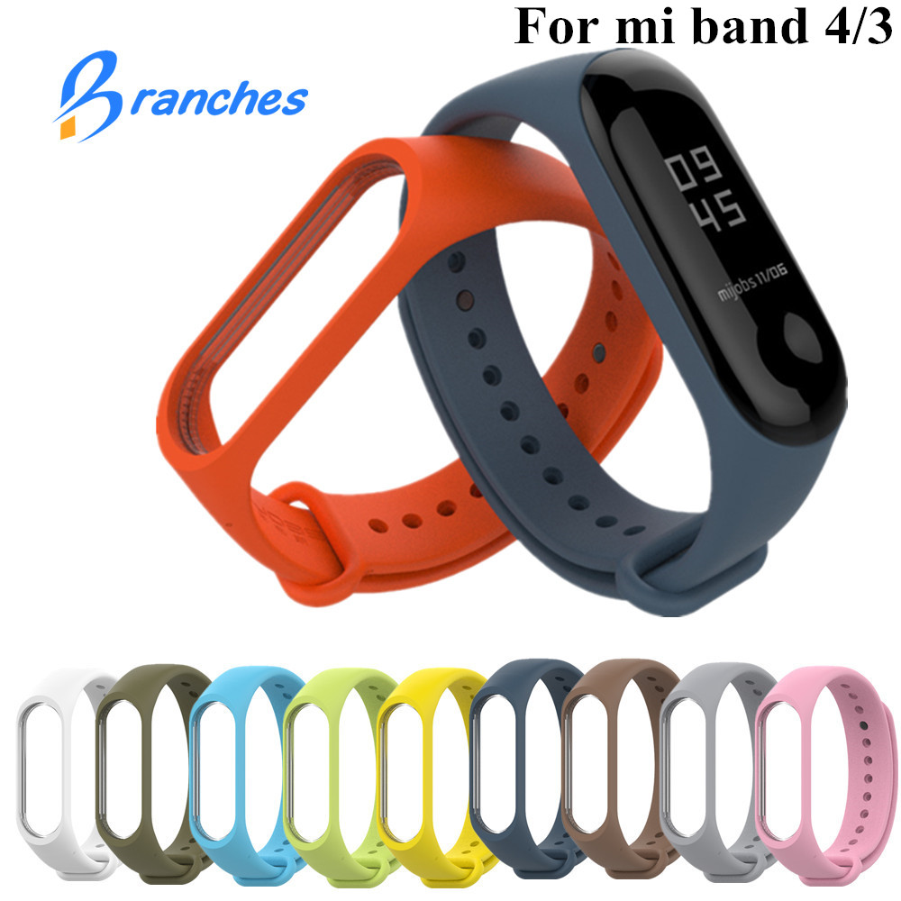 Mi band 4 silicone wrist strap sale