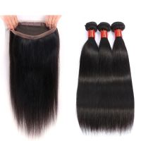 Buy Nadia Hair Brazilian Straight 50g Human Hair 3 Bundles With