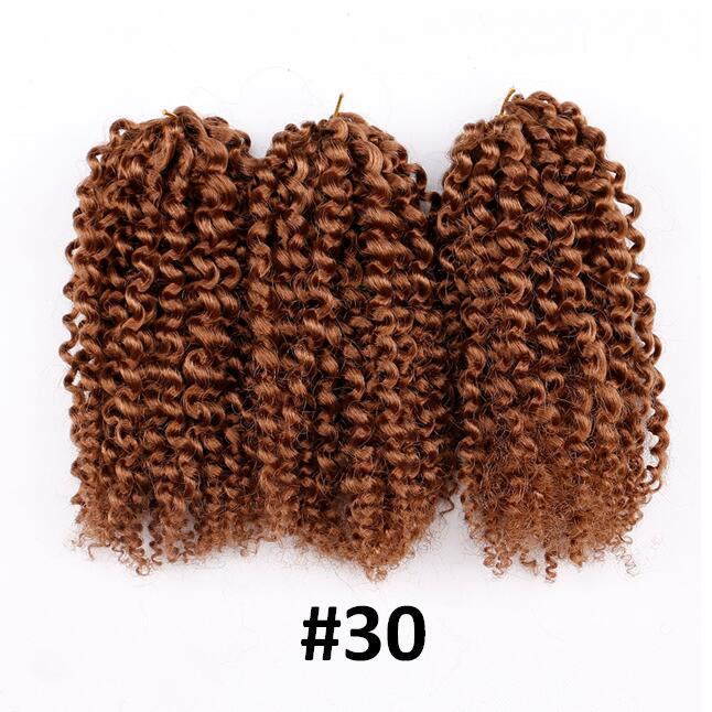 Buy African Dirty Braid Small Curled Pipe Braid Crochet Knitting