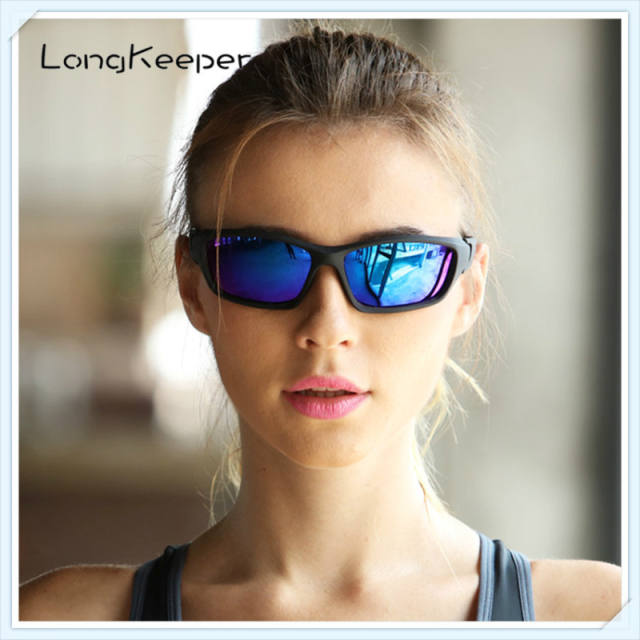 Hot Sale Women HD Polarized Sunglasses Men Oval Night Vision Black Frame  Sun Glasses Safety Driving Sports Gafas De Sol 1031