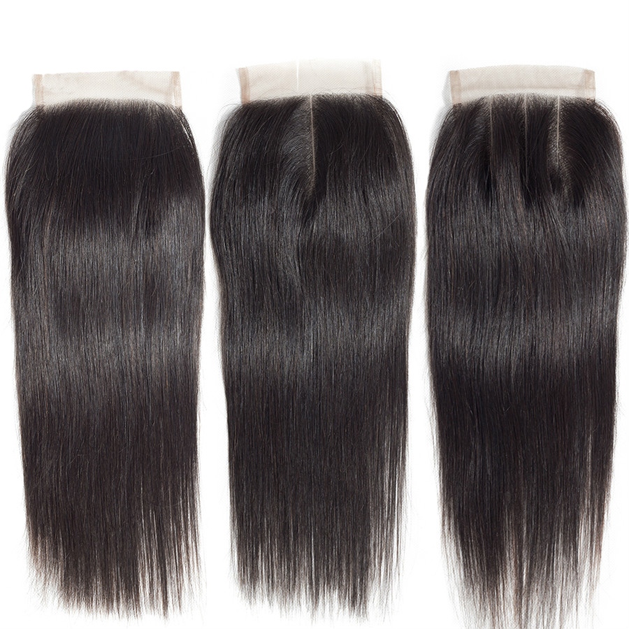 Buy 4x4 Lace Closure Brazilian Straight Hair Lace Closure 100