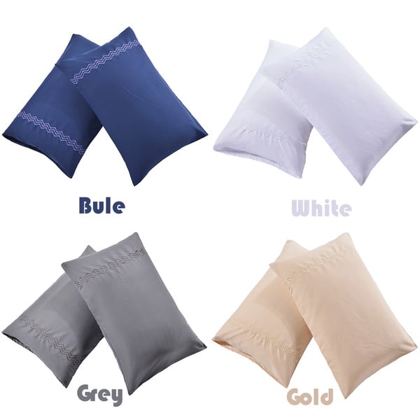 Buy Queen Pillowcases 100 Brushed Microfiber Pillowcase