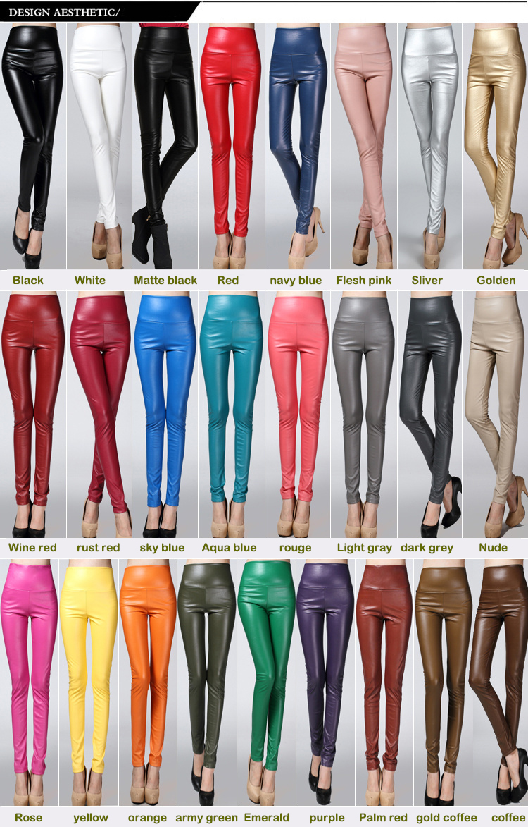 green leather pants womens