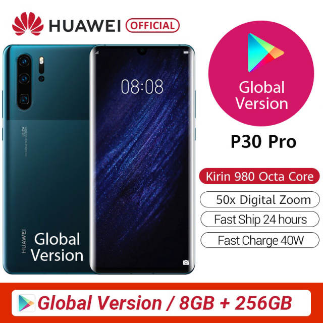 HUAWEI P30 PRO VOG-L29 8GB 128/256/512gb Octa-Core 6.47 Android