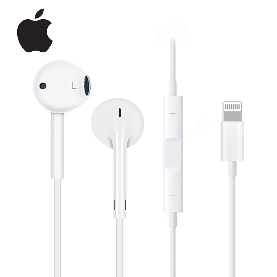 Original Apple Earpods with Lightning 3.5mm Plug Earphones Sport Earbuds Deep Richer Bass Headset For iPhone iPad Android