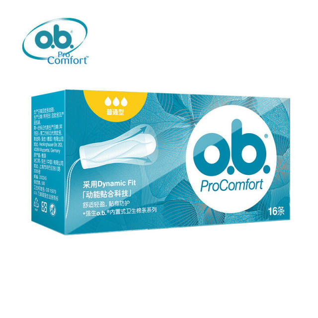16PCS Women Tampons o.b. Original Non-Applicator Tampons Super Plus  Absorbancies tampon vaginal sanitary Swimming waterproof
