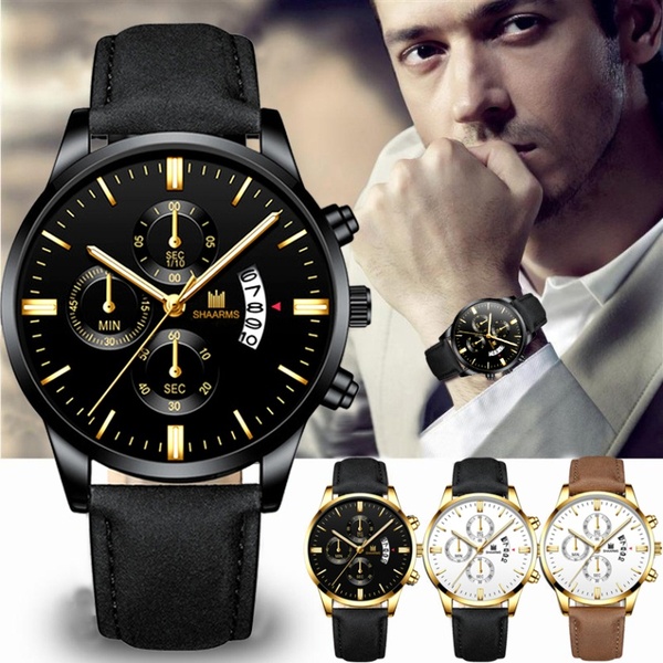 2020 Fashion Men Business Casual Watch Quartz Wrist Watches Men