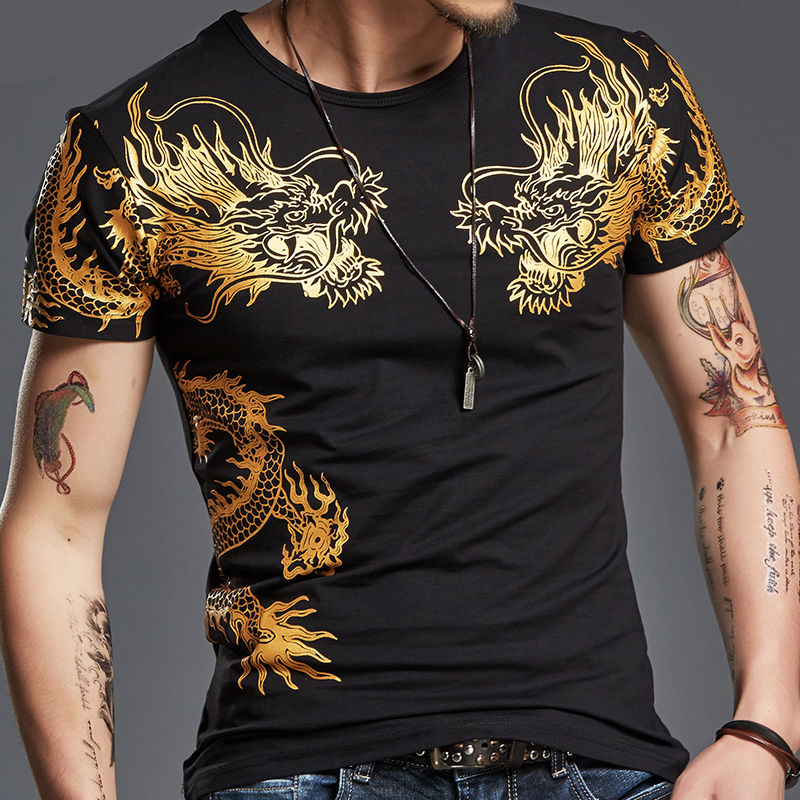 Buy Japanese Dragon Designed Temporary Tattoo BlackGold Online at  desertcartINDIA