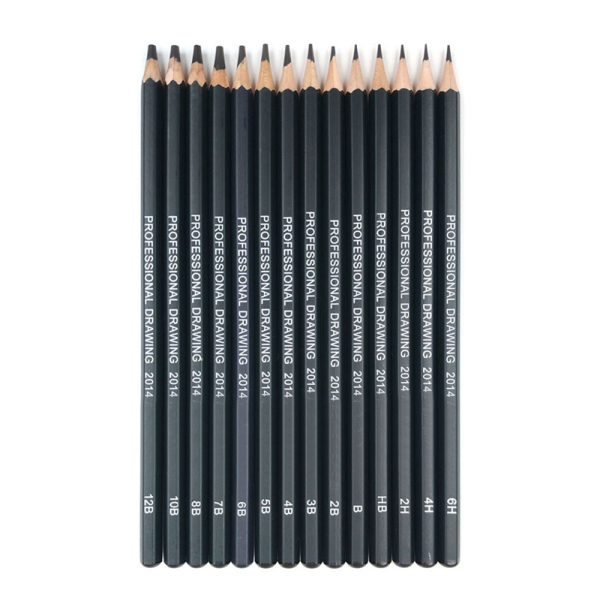 14 pcs Professional Sketch Drawing Pencil Set HB 2B 6H 4H 2H 3B 4B 5B 6B  10B Hot