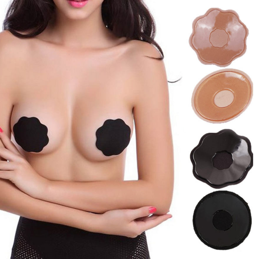 Sexy Bra Pad Reusable Self Adhesive Silicone Breast Pad