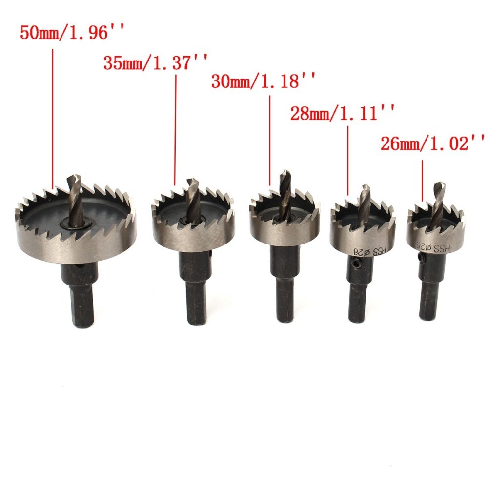 Buy 12pcs Hole Saw Tooth Kit Hss Steel Drill Bit Set Cutter Tool