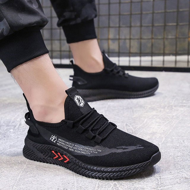 Permeable men's casual hot sale running shoes