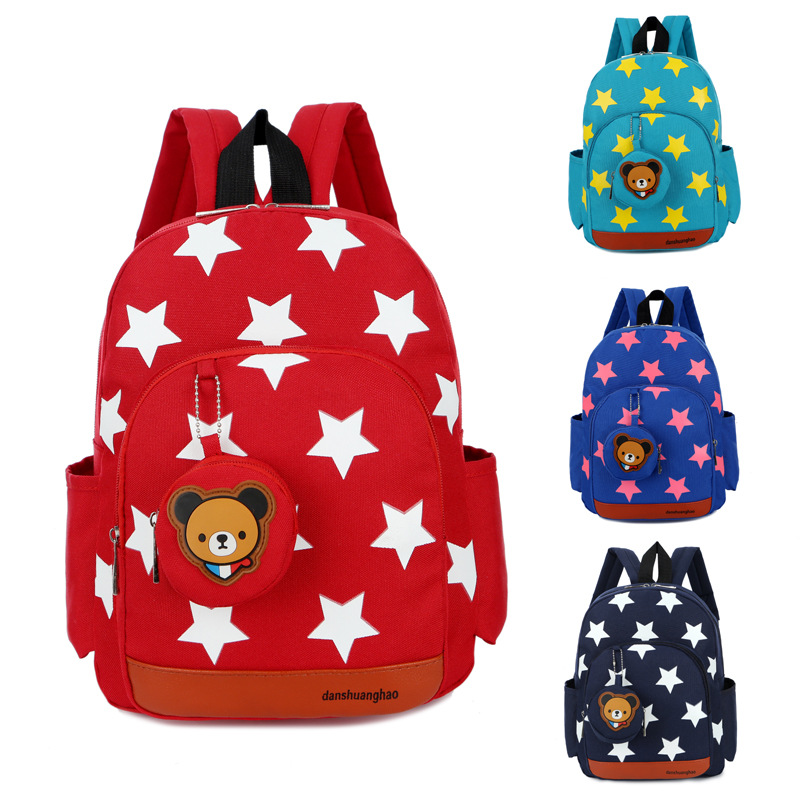 Popular kindergarten cartoon children s schoolbag 3 5 years old children s backpack Oxford cloth bag