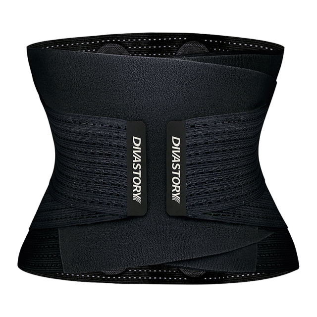 Burvogue Neoprene Sweat Waist Trainer Fitness Belt Thermo Body Shaper  Trimmer Corset Waist Cincher Wrap Workout Slim Shapewear