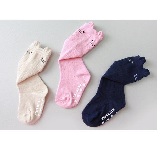 Newborn Kids Baby Infant Non-slip Knee High Socks Tights Leg Warmer Stockings