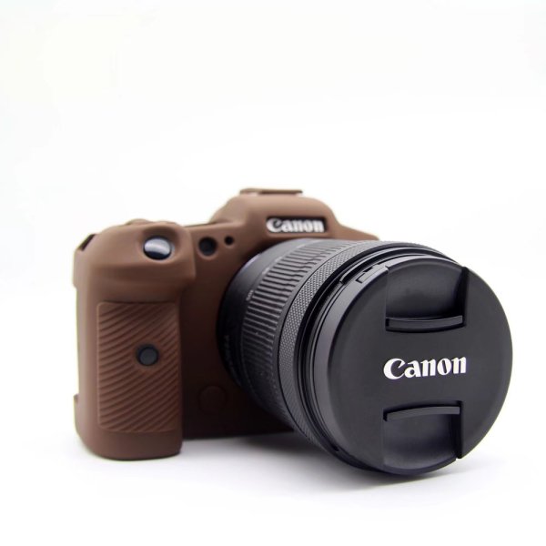 Alloggiamento protettivo Custodia Compatibile con Canon EOS 77D E0S 9000D  cover morbida in gomma fotocamera Rosso : : Elettronica