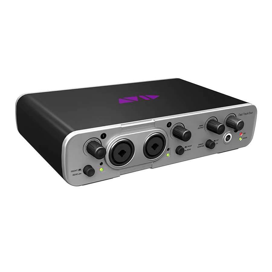 Original AVID Fast Track Duo 2 input 2 output USB audio interface