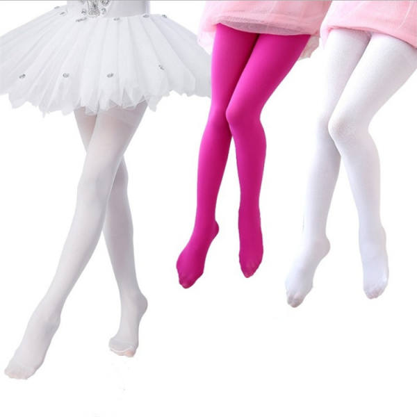 Girls Velvet Dance Sock Pantyhose Professional Ballet Stocking Ballerina  Tights